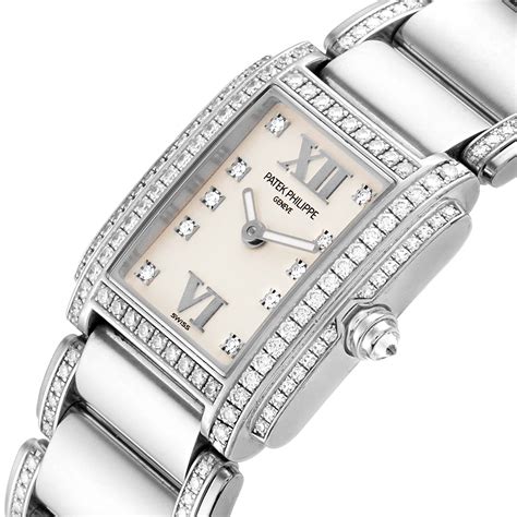 patek philippe white gold ladies watch|Patek Philippe twenty 4 women.